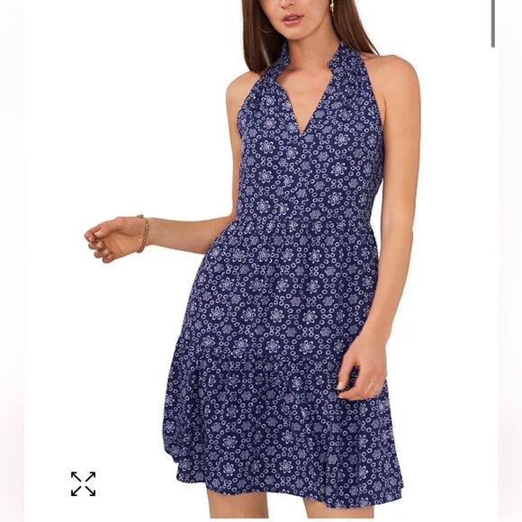1.STATE Women's Printed Sleeveless Tiered Swim-Dress Cover-Up Size Small - Picture 1 of 12
